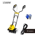 Electric Scarifier Plowing Machine Garden Soil Ploughing Digging 1500W