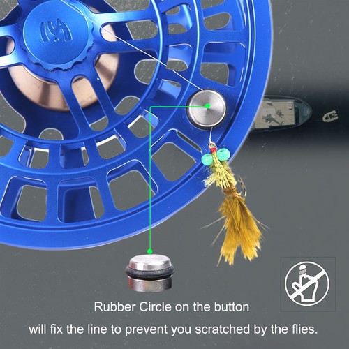 Carrete de pesca con mosca de agua salada completamente sellado Maxcatch Sprint Expert 6/8 7/9 9/11WT - Imagen 7 de 13