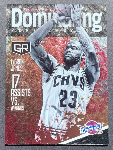 LeBron James 2016-17 Panini Grand Reserve Dominating Performances #15