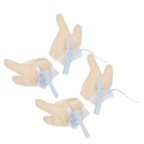 2 Pairs Finger Biting Gloves Anti Sucking for Kids Child Baby Thumb Mittens - Picture 2 of 12