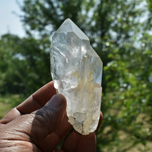 HIMALAYAN LEMURIAN SEED NIRVANA ICE ABUNDANCE SOULMATE CATHEDRAL QUARTZ CRYSTAL. - Picture 3 of 11