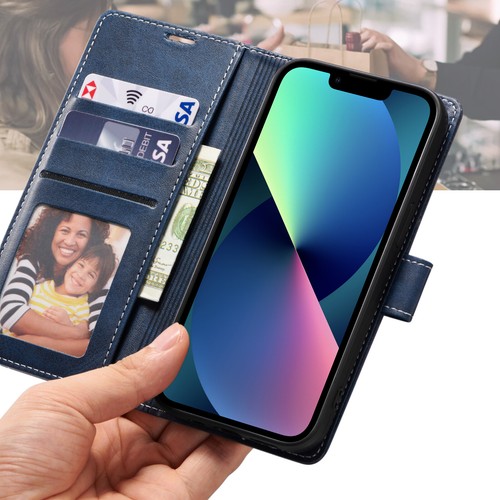 Leather Flip Case for iPhone 16 15 Pro Max 13 12 11 XR SE 7 8Wallet Phone Cover - Picture 5 of 31