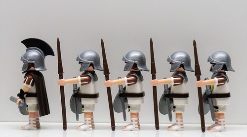 5 RÖMER LEGIONÄR ZENTURIO WEISS PLAYMOBIL zu Cäsar Pretorianer Garde Custom RAR - Picture 2 of 10