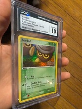 (TOP POP 8) CGC 10 GEM MINT EX Power Keepers 60/108 Seedot Pokemon Stamped Holo