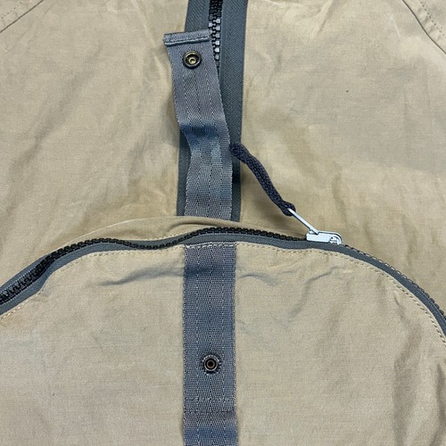 Tommy Hilfiger Vintage Segelponcho Gr. L/XL Khaki Kapuze Packbar Regenschutz - Bild 4 von 15