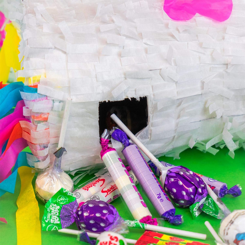 Unicorn Pinata, Rainbow Buster Stick and Blindfold Set (W43 X D13 X H55Cm) Fill - Picture 6 of 12