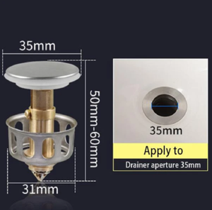 Universal Wash Basin Bounce Drain Filter-High Quality