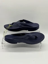 OOFOS OORIGINAL Recovery Sandal Unisex Sty #1000  NWT Navy Blue Men 10 Women 12