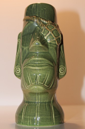 HTF 2017 TIKI FARM EASTER ISLAND~MOAI Mug Glass Float~EYE Patch THOR Art Barware - Picture 2 of 8