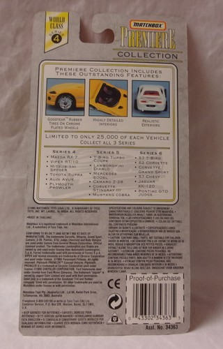 KKar Matchbox - 1995 World Class Premiere 04 - Mitsubishi Spyder - Green - Picture 3 of 3