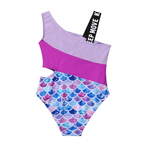 Girls Bathing Suits Stretchy Swimwear Leotard Swimsuit Comfortable Costume Pool - Picture 22 of 36