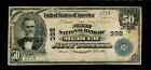 $50 1902 Large Size Mercer Pennsylvania National Banknotes (B110)