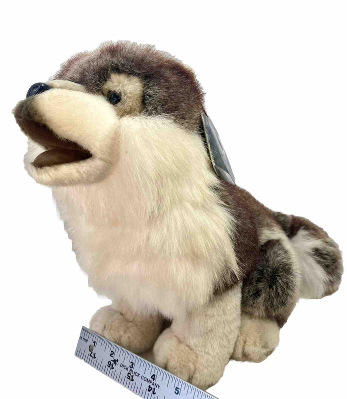 Aurora Wolf Gray Zoo San Diego Wildebeast Howlin  Plush Stuffed Animal Realistic
