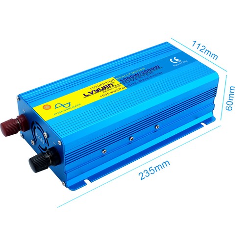 1000W 2000W Pure Sine Wave Power Inverter Dc 12v to Ac 240v Camping Travel Gift - Picture 9 of 9