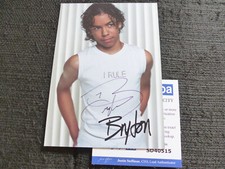 BRYTON JAMES signed autograph 4x6 Autographed Autographcard ACOA COA BRYTON JAMES signed autograph 4x6 Autographed Autographcard ACOA COA