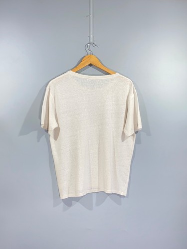 ACNE STUDIOS Women's Relaxed Oversize Box Fit 100% Linen Summer Basic T-Shirt XS - Picture 4 of 12
