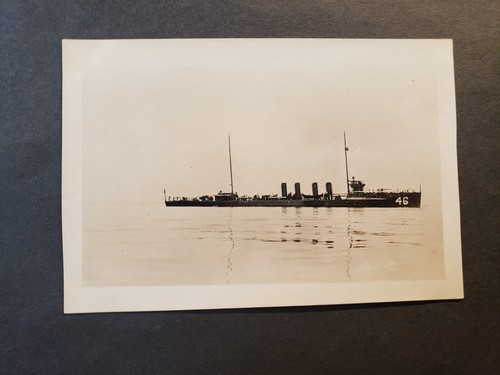 Zerstörer USS DUNCAN DD-46 Marinebrief unbenutzte Postkarte