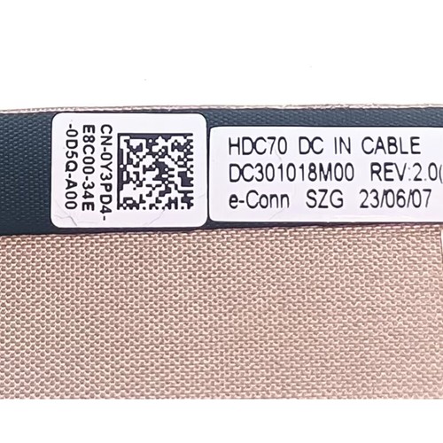 0Y3PD4 DC301018M00 For Dell Precision 7770 7780 Power Cable HDC70 DC IN Cable - Picture 5 of 5