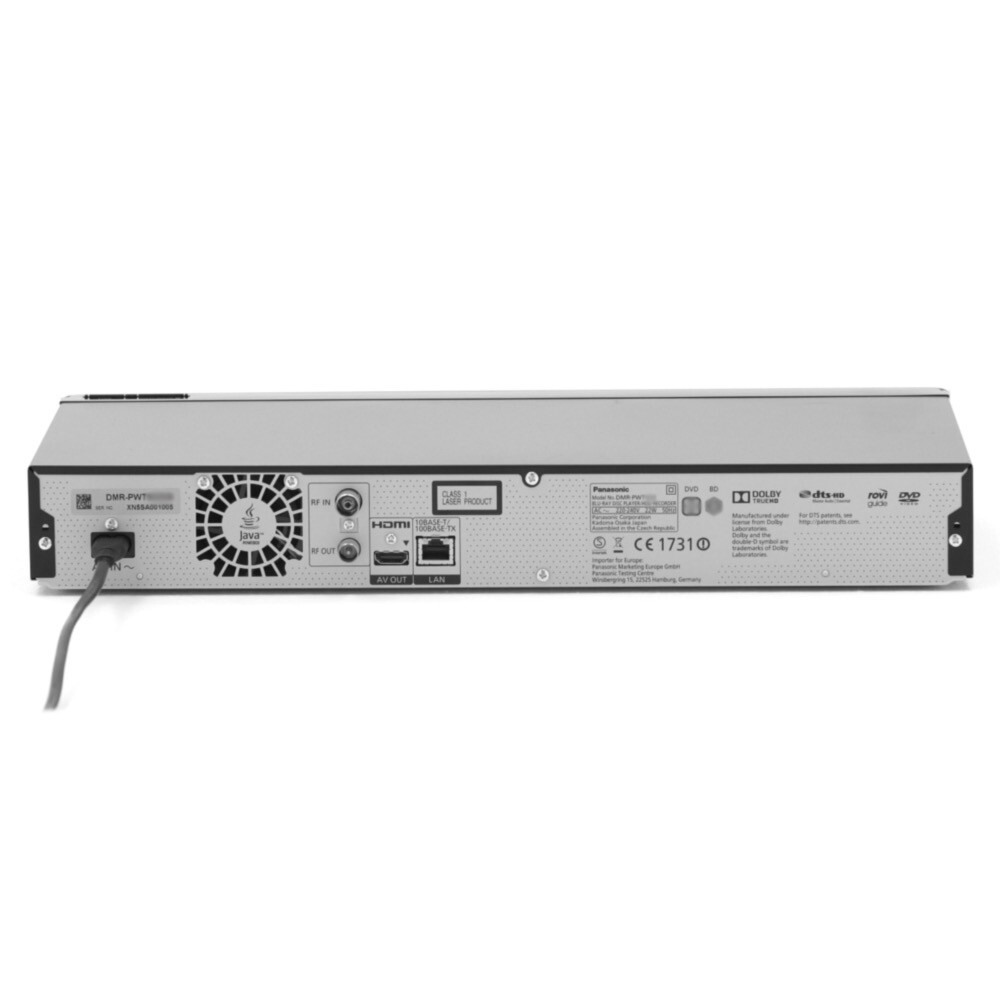 Panasonic Bluray Player HDD Recorder 1TB DMRPWT655EB MultiRegion for