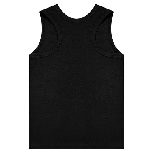 Kids Girls Vest Soft Top Round Neck Tank Sleeveless Underwear Training Sports - Picture 32 of 57