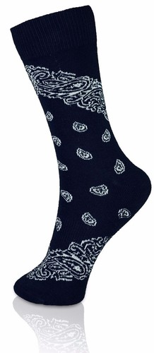 Bandana Casual Cotton Crew Socks with 10 Colors - Bild 16 von 18