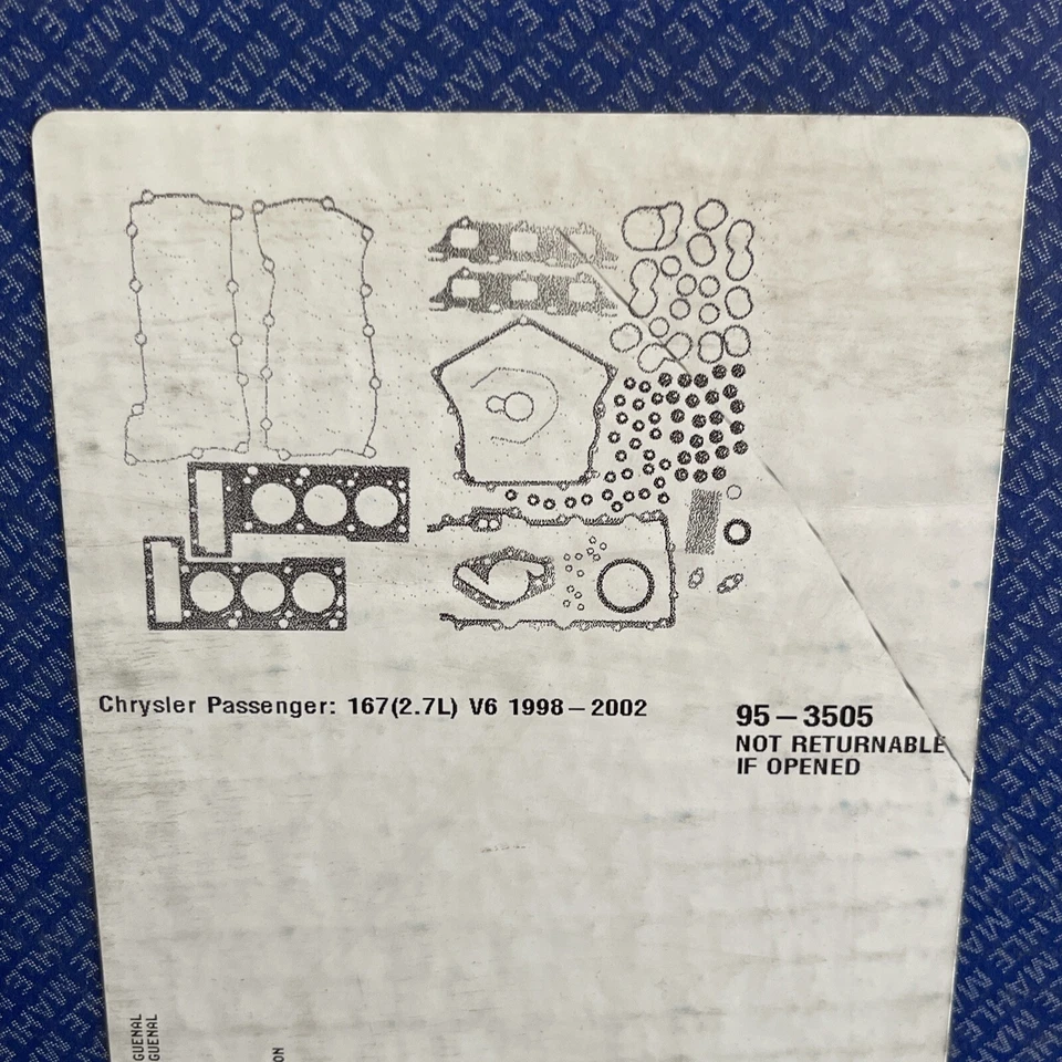 Juego de juntas de motor Mahle 95-3505 para Chrysler Concorde Dodge Intrepid 1998-2000 Foto 2 de 4