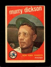 1959 TOPPS #23 MURRY DICKSON GOOD YANKEES *NY10219