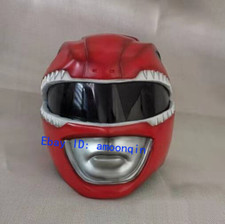 Power Rangers Red Ranger 1/1 Mighty Morphin Dino Helmet Resin Wearable Cosplay