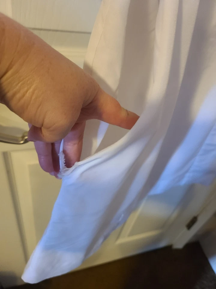 Disfraz de Halloween de enfermera blanca pequeña vintage años 60 uniforme vestido disfraces asilo Foto 4 de 4