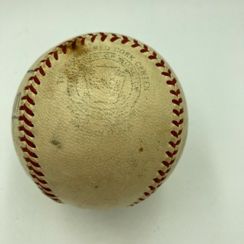 Jackie Robinson & Mickey Mantle Signed 1956 World Series Game Used Baseball PSA - Bild 6 von 11