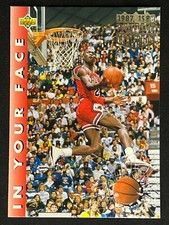 MICHAEL JORDAN 1992-93 Upper Deck In Your Face Two-Time Champion Insert | Bulls