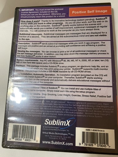 SublimX CD Rom 2er Set: Übung und positives Selbstbild CD Rom - Bild 4 von 6
