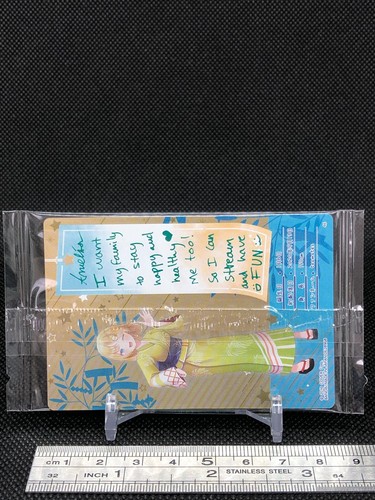 Watson Amelia Hololive Wafer Card #46 Japanese VTuber 2016 Bandai Japan - Picture 7 of 9
