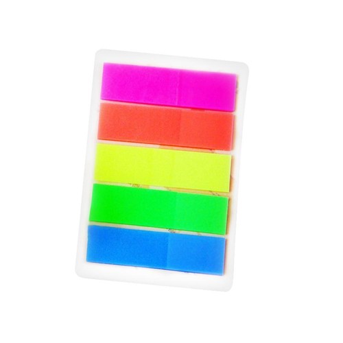 100X Fluorescence Sticky Notes Flags Bookmark New Sticker CA Marker DIY `-` - Picture 4 of 11