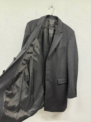 Hugo Boss wool cashmere coat size 52 / Large - Picture 9 of 15