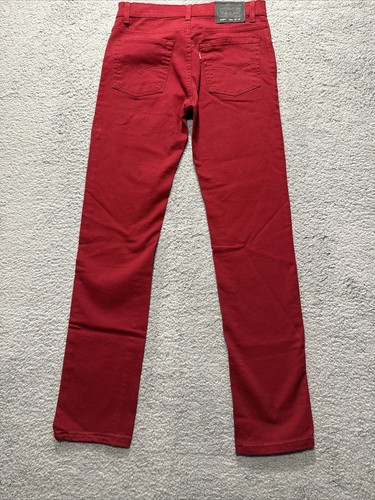 Levi’s 510 Skinny Size 18 Reg 29X29 Red Jeans Pants NWT - Picture 10 of 13