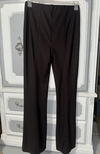 Dark Brown Flared Pants - Picture 2 of 5