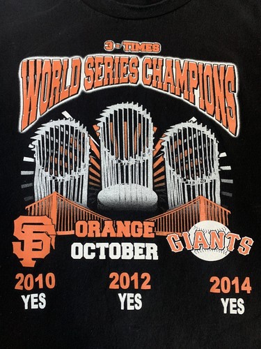 Alstyle Apparel Activewear 3 mal World Series Champions SF Giants T-Shirt 3XL - Bild 3 von 4