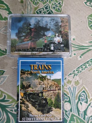 Lot of Trains of North America playing cards | eBay