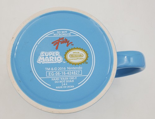 Rare 20 oz Super Mario Nintendo Just Funky 2016 Inside & Outside Art Graphics - Picture 3 of 13