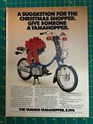 1979 Vintage Yamaha Yamahopper Moped Motorcycle Scooter Gift Qt Print Ad R1