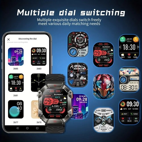 Smartwatch GPS Trajectory Outdoor Sport Bluetooth Call 650mAh 2.0'' Smart Watch - 第 6/27 張圖片