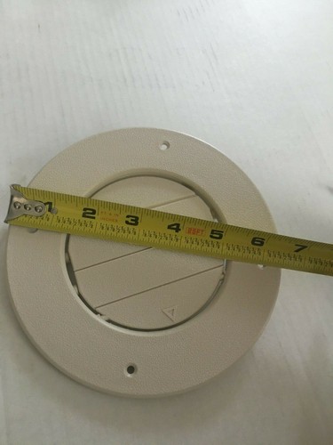 LIGHT BEIGE Round AC Ceiling Vent Open Close Adjustable Rotate Camper Trailer RV - Bild 4 von 5