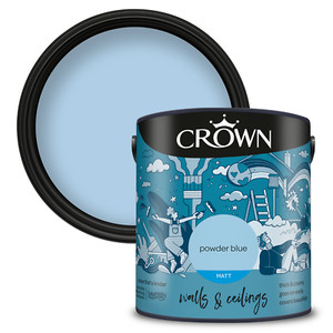 Crown Breatheasy Matt Emulsion Paint 2.5l Powder Blue