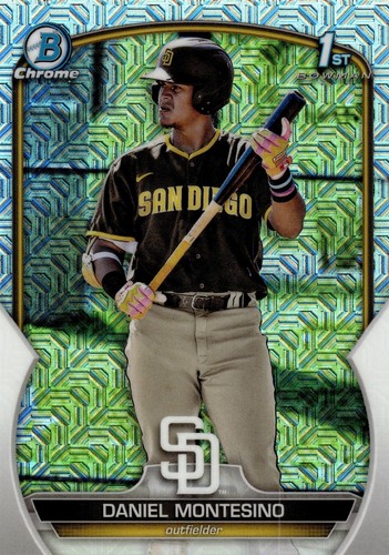 2023 Bowman Prospects Chrome Mojo Mega Box 1-150 Completa il tuo set - Foto 17 di 25