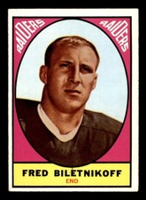 1967 Topps Football #106 Fred Biletnikoff EX *e2