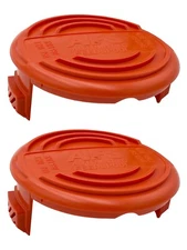 (2) Black and Decker Grass Hog RC-100-P Spool Cap for AFS Trimmer - GENUINE