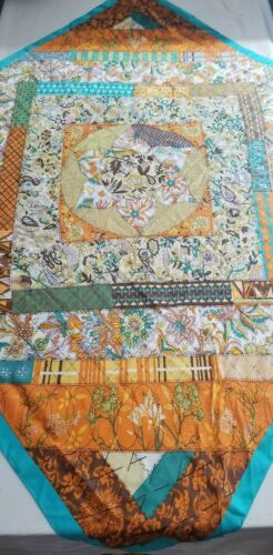 HSDP Fashion 100% Silk Large Print Scarf Sunscreen Shawl Wrap Lightweight - Picture 7 of 12