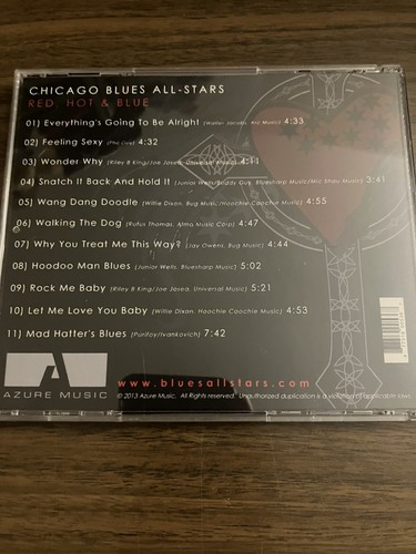 CHICAGO BLUES ALL-STARS - Red, Hot & Blue - CD - - Imagen 2 de 3