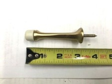 Ives 61MB4 Solid Satin Brass Baseboard Wall Door Stop